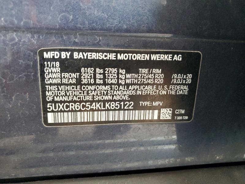 2019 BMW X5 XDRIVE40I XDRIVE40I 13