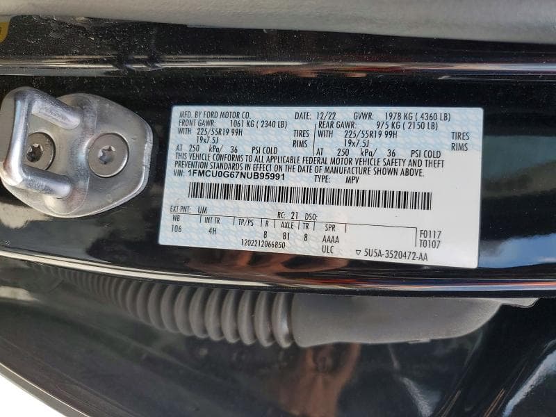 2022 FORD ESCAPE SE SE 13