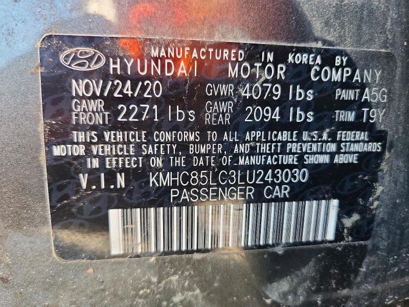 2020 HYUNDAI IONIQ SEL 12