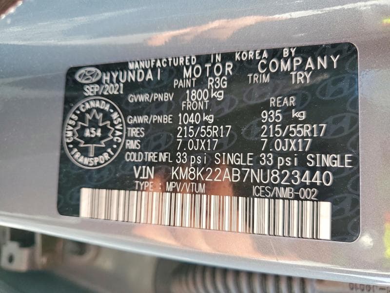 2022 HYUNDAI KONA SE SE 13