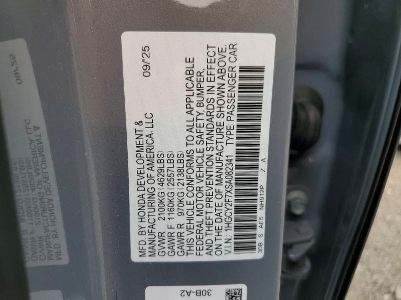 2025 HONDA ACCORD HYBRID SPORT-L 13