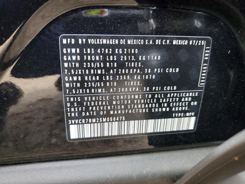 2025 VOLKSWAGEN TIGUAN S 13