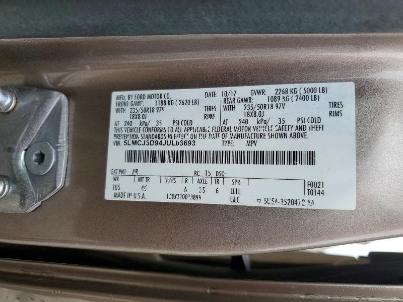 2018 LINCOLN MKC RESERVE 13