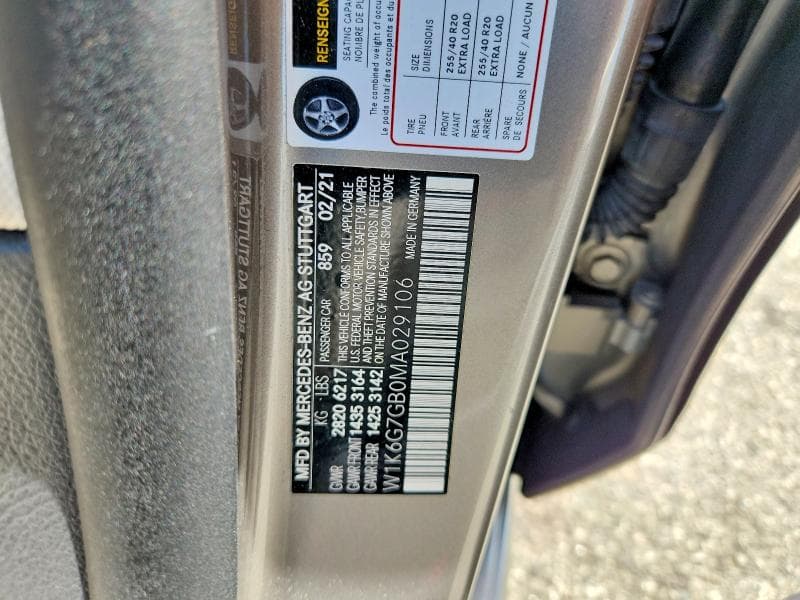 2021 MERCEDES-BENZ S 580 4MATIC 12
