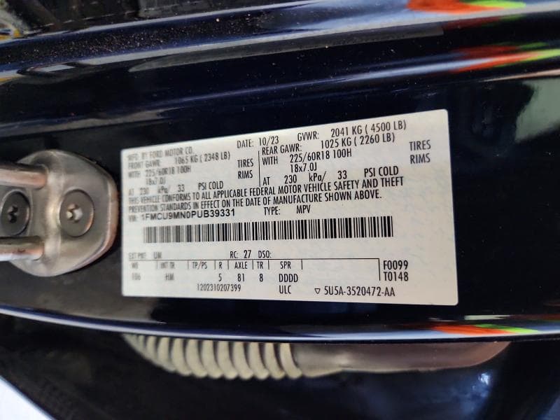 2023 FORD ESCAPE ST LINE 13
