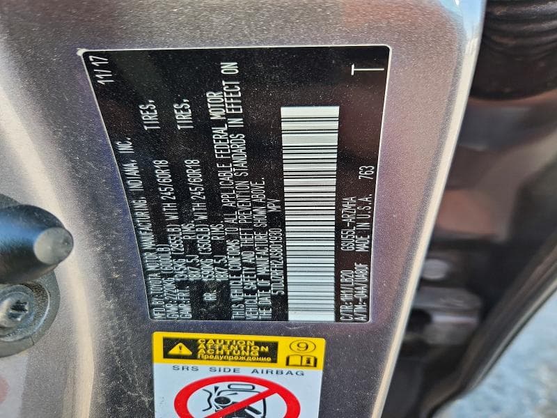 2018 TOYOTA HIGHLANDER XLE 14