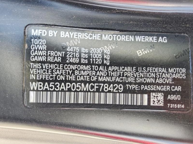 2021 BMW 430I 12