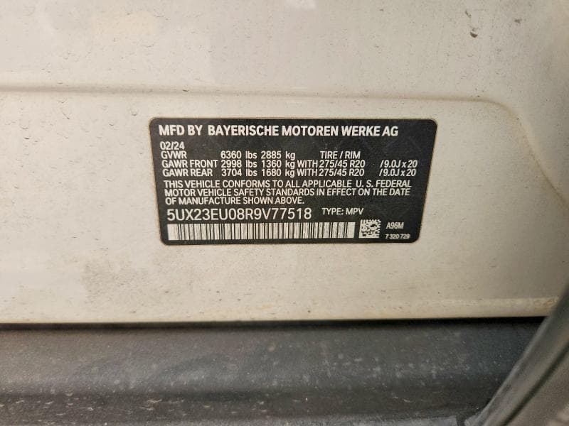 2024 BMW X5 XDRIVE40I 14
