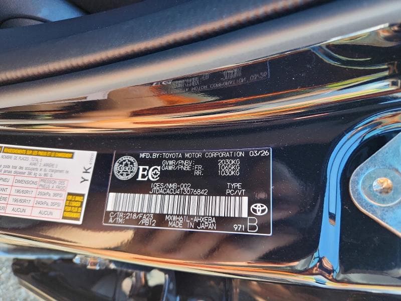 2026 TOYOTA PRIUS SE 12