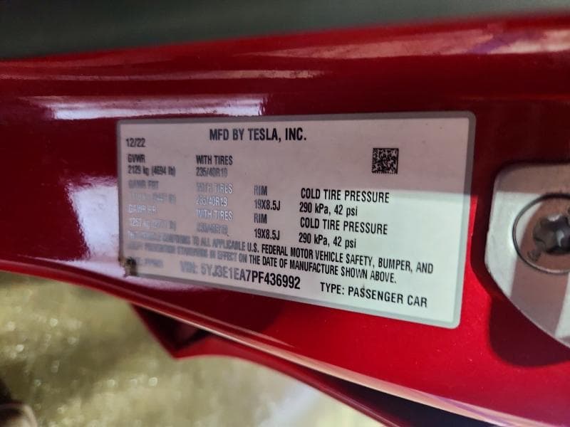 2023 TESLA MODEL 3 12
