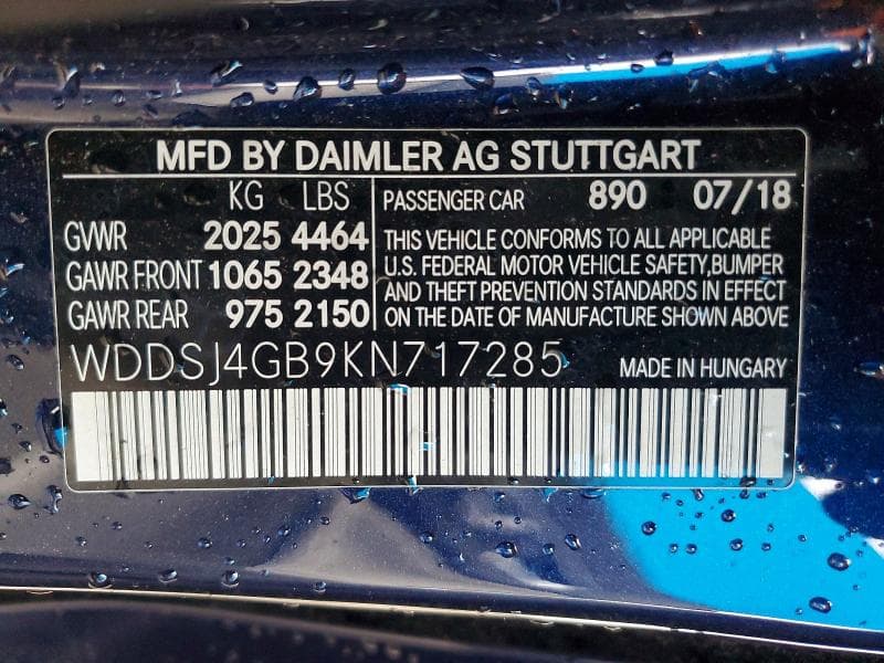 2019 MERCEDES-BENZ CLA 250 4MATIC 250 4MATIC 13
