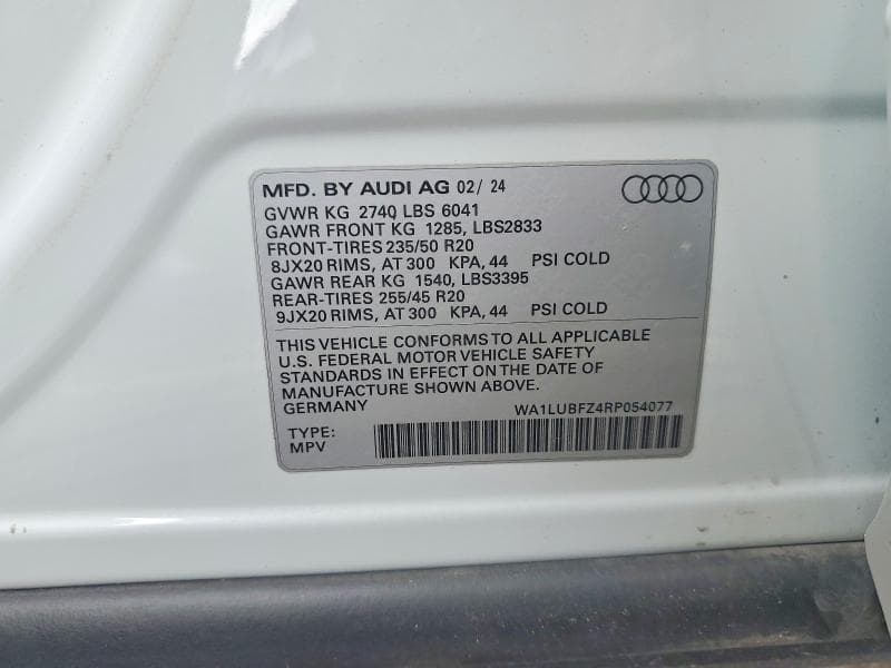 2024 AUDI Q4 E-TRON PREMIUM PLUS PREMIUM PLUS 13