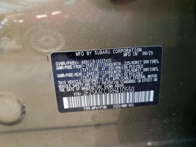 2024 SUBARU FORESTER PREMIUM 14