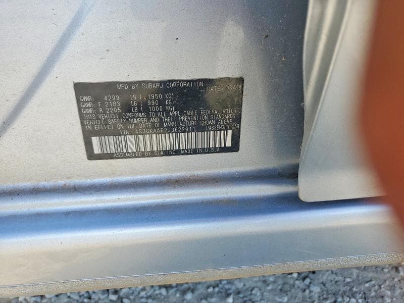 2018 SUBARU IMPREZA 12