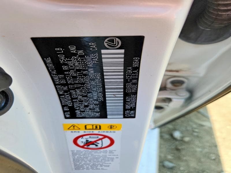 2018 LEXUS ES 350 350 12