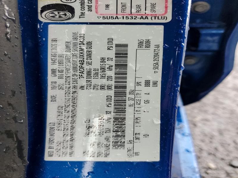 2019 FORD FIESTA SE 12
