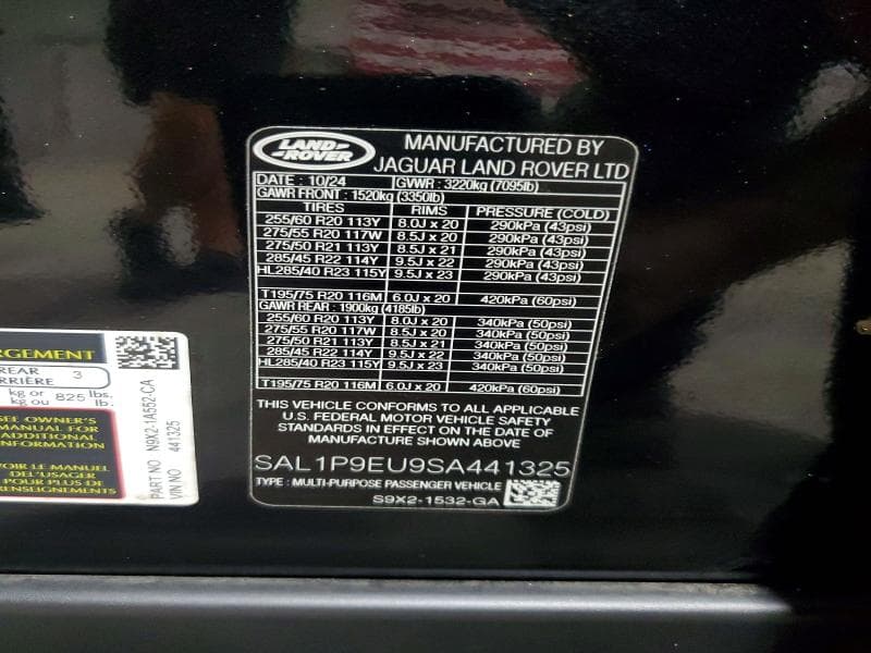 2025 LAND ROVER RANGE ROVER SPORT SE SE 14