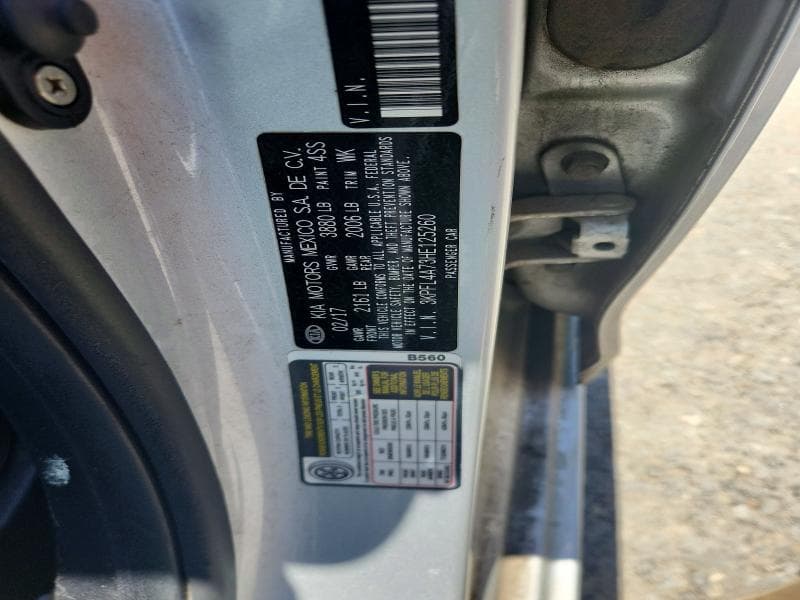 2017 KIA FORTE LX LX 12