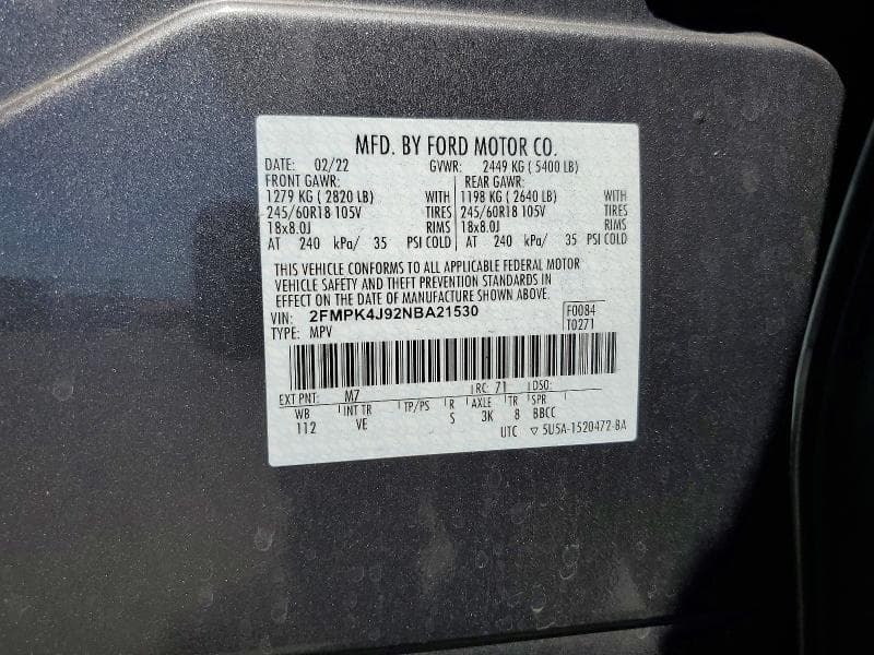 2022 FORD EDGE SEL 13