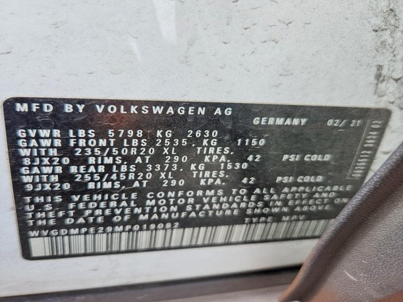 2021 VOLKSWAGEN ID.4 FIRST EDITION 13