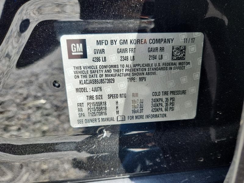 2018 BUICK ENCORE PREFERRED PREFERRED 13