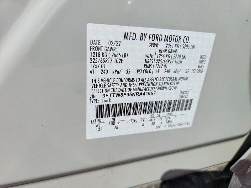2022 FORD MAVERICK XL 13