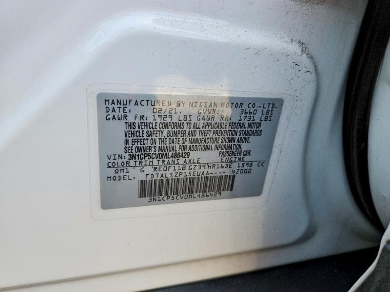 2021 NISSAN KICKS SV SV 12
