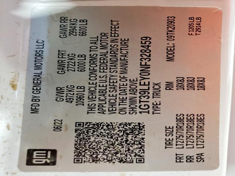 2022 GMC SIERRA K2500 HEAVY DUTY 12