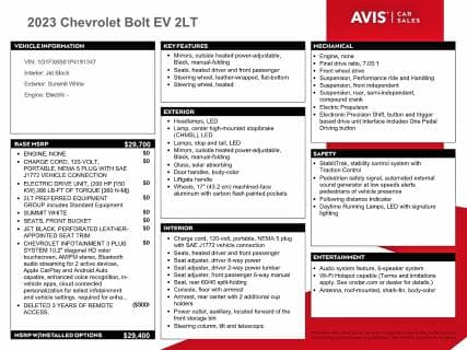 2023 CHEVROLET BOLT EV 2LT 12