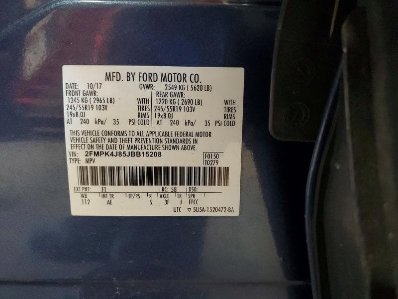 2018 FORD EDGE SEL 13