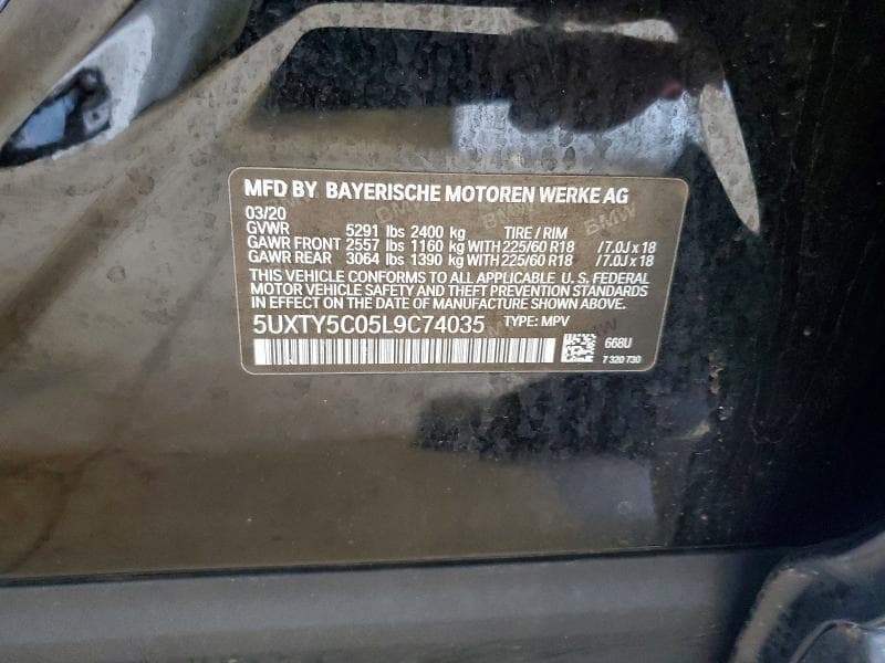 2020 BMW X3 XDRIVE30I XDRIVE30I 13