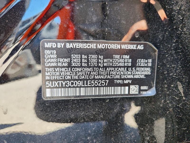 2020 BMW X3 SDRIVE30I 13