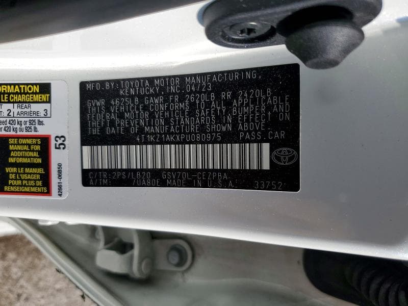 2023 TOYOTA CAMRY XSE V6 12