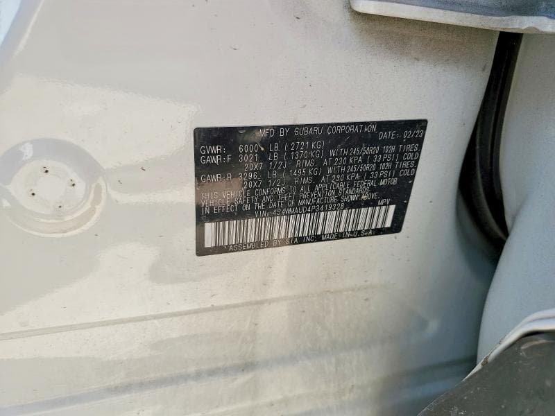 2023 SUBARU ASCENT LIMITED 14