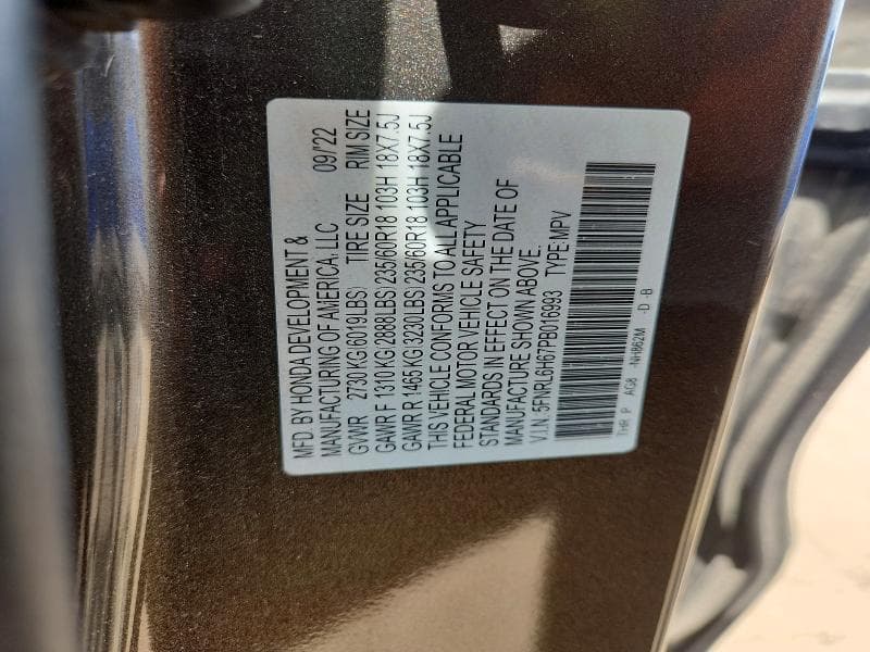 2023 HONDA ODYSSEY EXL 13
