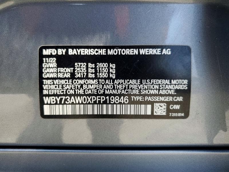 2023 BMW I4 EDRIVE 40 12