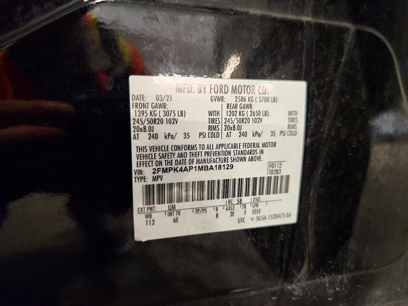 2021 FORD EDGE ST ST 13