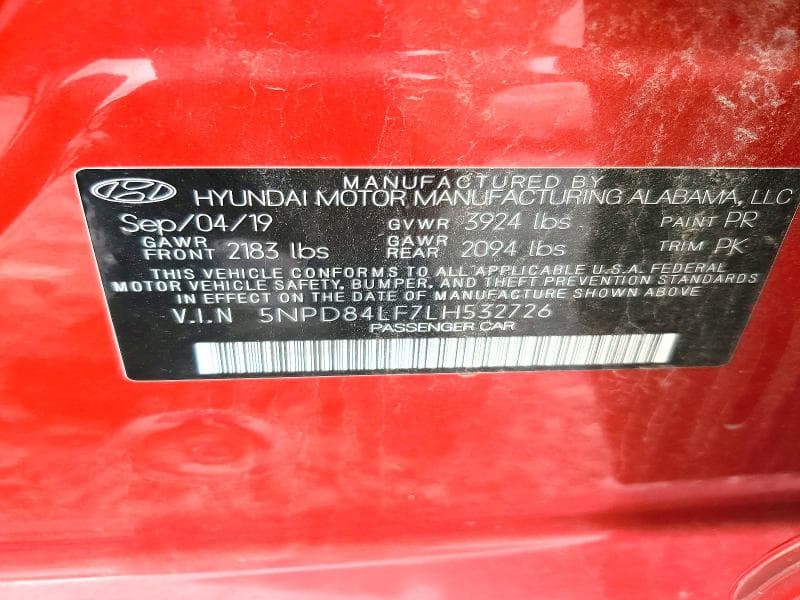 2020 HYUNDAI ELANTRA SEL 13