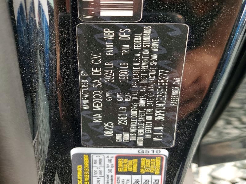 2025 KIA K4 EX 12