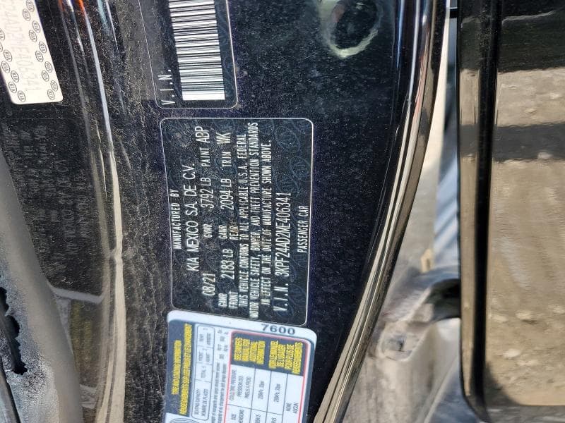 2021 KIA FORTE FE 13