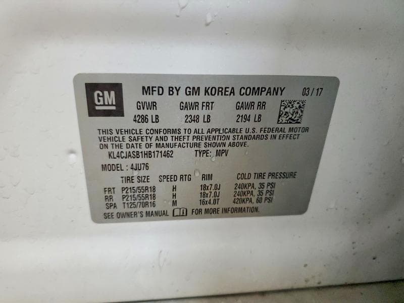 2017 BUICK ENCORE PREFERRED 13