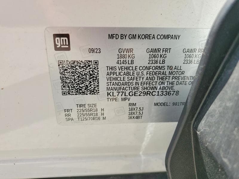 2024 CHEVROLET TRAX 1RS 13