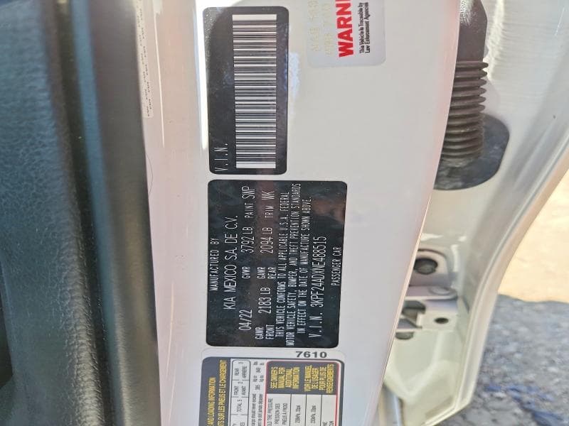 2022 KIA FORTE LXS LXS 13