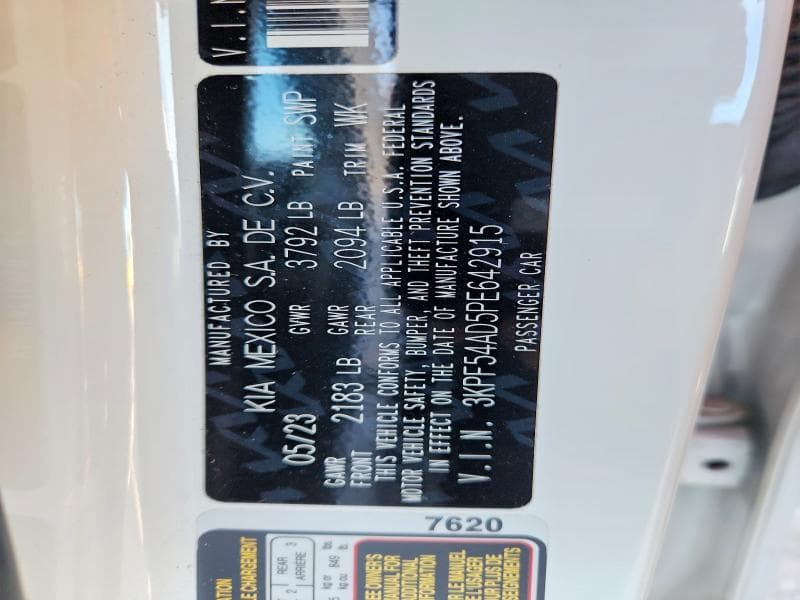 2023 KIA FORTE GT LINE GT LINE 12