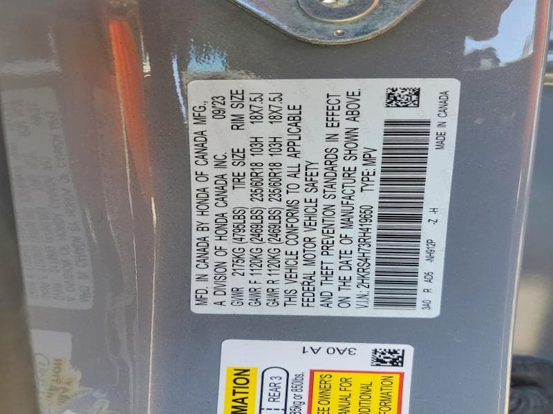 2024 HONDA CR-V EXL 13