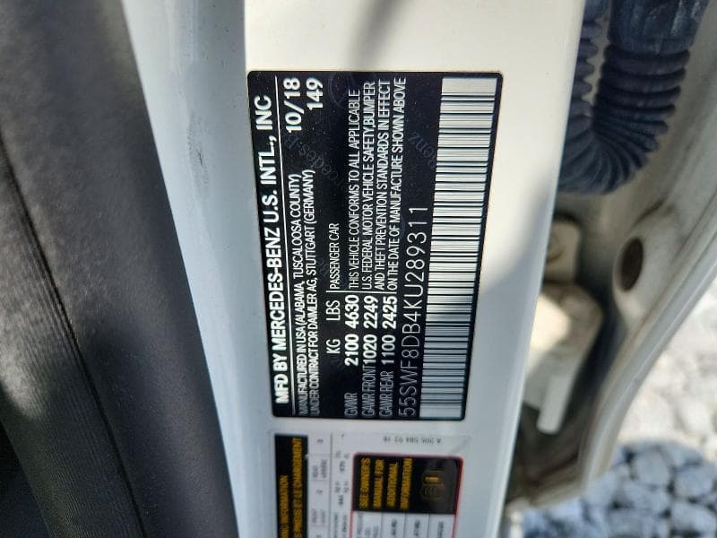 2019 MERCEDES-BENZ C 300 12