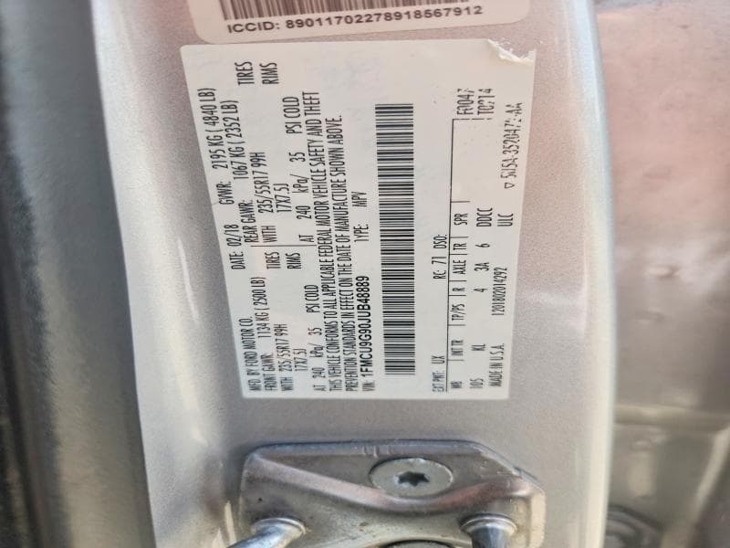 2018 FORD ESCAPE SE 13