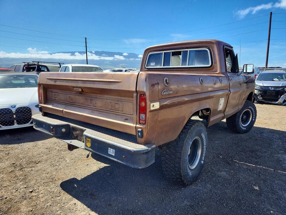 1972 FORD F100 SERIES 3