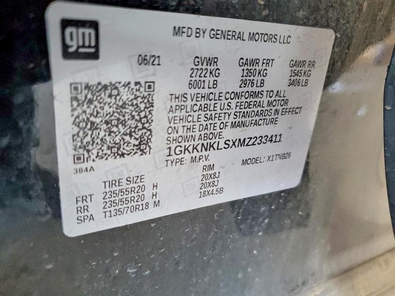 2021 GMC ACADIA SLE 14