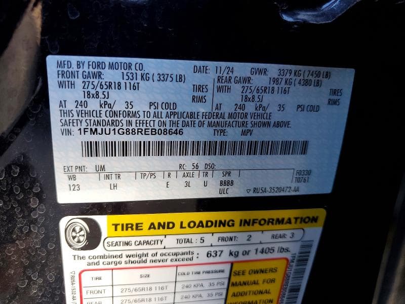 2024 FORD EXPEDITION XL XL 13
